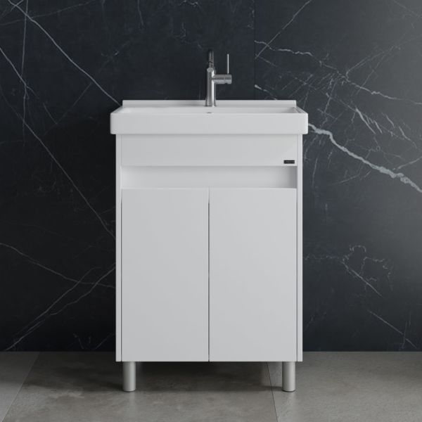 Напольная тумба под раковину Санта Мира 700472 60 см белый