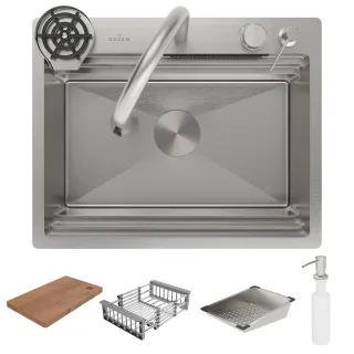 Кухонная мойка RoxenBath Stage Plus 560250-60 сатин