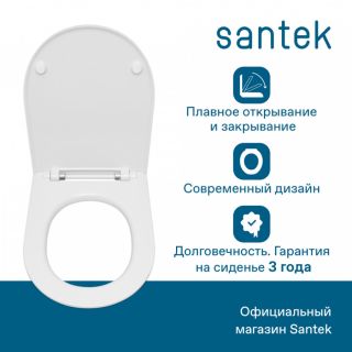 Сиденье Santek Остин 1WH302485 быстрое снятие микролифт