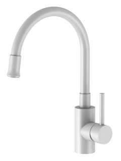 Смеситель для кухни Santek Риф WH5A44025B001 белый матовый