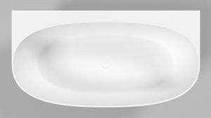Ванна из искусственного камня Whitecross Pearl A 0214.155080.200 150x80см белый матовый