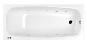 Гидромассажная ванна Whitecross Layla 0102.180080.100.SOFT.CR 180x80см Soft хром