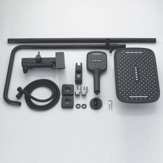 Душевая стойка Shevanik S4036H чёрный Душевая стойка Shevanik S4036H чёрный