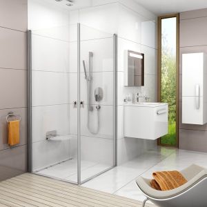 Душевая дверь Ravak Chrome CRV1-100 1QVA0C01Z1 Transparent профиль хром