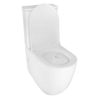 Унитаз-компакт Azario Riano AZ-1307A безободковый торнадо белый