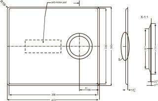 Дно для мойки из акрилового камня Alveus 1114765 Дно для мойки из акрилового камня Alveus 1114765