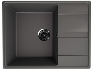 Кухонная мойка Ulgran Quartz Prima 650-09 асфальт Кухонная мойка Ulgran Quartz Prima 650-09 асфальт