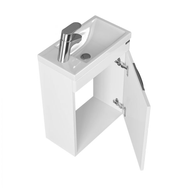 Подвесная тумба под раковину Санта Родос 206010 40 см белый