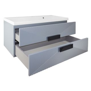 Тумба с раковиной Azario Zena CS00097710 100 см серый