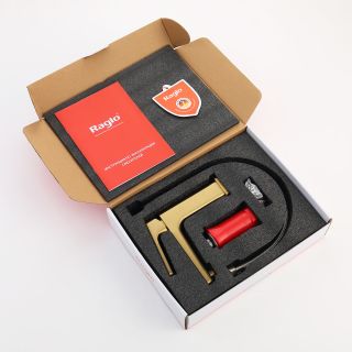 Смеситель для раковины Raglo R51.10.03 золотой сатин Смеситель для раковины Raglo R51.10.03 золотой сатин