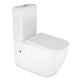 Унитаз-компакт Azario Riano AZ-1305A безободковый торнадо белый