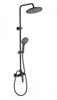 Душевая стойка Wonzon & Woghand WW-B3200-MB чёрный матовый Душевая стойка Wonzon & Woghand WW-B3200-MB чёрный матовый