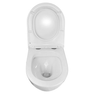 Унитаз подвесной Azario Pro PRO-0001 безободковый белый