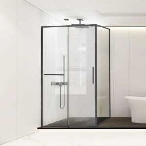 Душевой уголок Slim Soft VSR-1SS8012CLGM, 1200*800, вороненая сталь, стекло прозрачноеVSR-1SS8012CLG