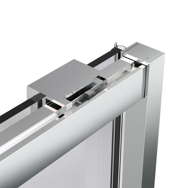 Душевая дверь Vincea Stella VDS-1ST120CLB, 1200, черный, стекло прозрачное