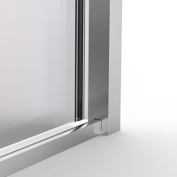 Душевая дверь Vincea Stella VDS-1ST120CLB, 1200, черный, стекло прозрачное