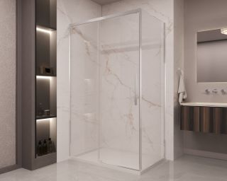 Душевой уголок Vincea Stella VSR-1ST8015CL, 1500*800, хром, стекло прозрачное