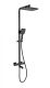 Душевая стойка Wonzon & Woghand Stay 3 WW-B3026-T1-MB с термостатом чёрный матовый