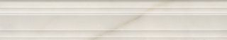 Бордюр Kerama Marazzi BLF001R Багет Греппи белый глянцевый 40x7.3x2,8