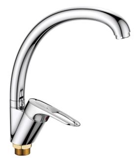 Смеситель для кухни Haiba HB4104-2 хром Смеситель для кухни Haiba HB4104-2 хром
