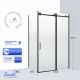 Душевой уголок Ceruttispa ЧЕЗАС (CEZA'S) 120BF R CEZA’S120BF R 120x90 см профиль чёрный стекло матовое
