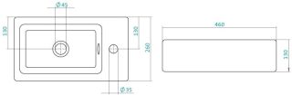 Раковина Акватон Эрис 46см 1WH301972 Раковина Акватон Эрис 46см 1WH301972