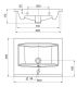 Мебельная раковина Santek Элина 1WH501606 60см белый Мебельная раковина Santek Элина 1WH501606 60см белый