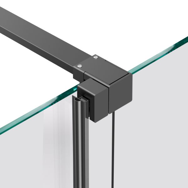 Душевая перегородка Vincea Walk-In VSW-1WSL120CGGM, 1200*2000, вороненая сталь, стекло тонированное