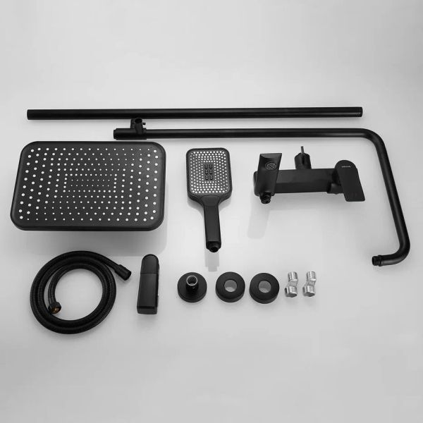 Душевая стойка Shevanik S9136H чёрный