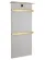 Полотенцесушитель электрический с каменной плитой Wonzon & Woghand Stuttgart WW-A504W-BG 40x80 см белый мрамор/брашированное золото