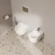 Унитаз подвесной Kerama Marazzi Элеганс KMELWc53GWh2 безободковый белый