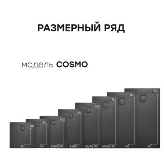 Душевой поддон Starohome Cosmo 13024589 160x90 см чёрный матовый Душевой поддон Starohome Cosmo 13024589 160x90 см чёрный матовый