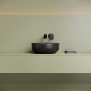 Раковина Ceramicanova Тайкан (Taycan) CN12003MB 37 см чёрный матовый