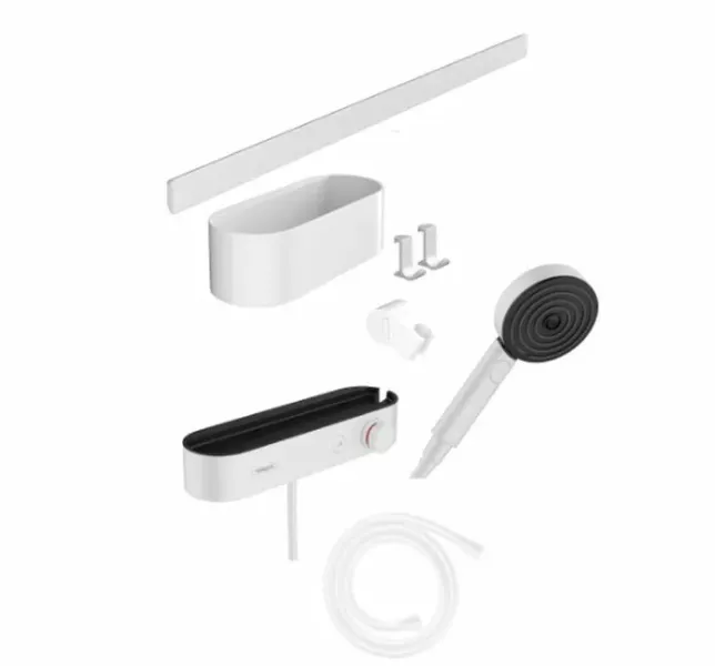 Душевой гарнитур Hansgrohe WallStoris 24250700 белый Душевой гарнитур Hansgrohe WallStoris 24250700 белый