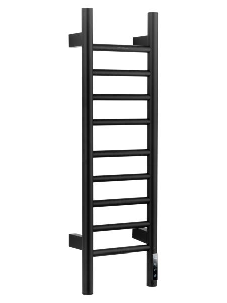 Полотенцесушитель электрический Wonzon & Woghand Bonn WW-AL4092-MB 25x80 см чёрный матовый