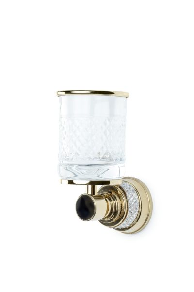 Стакан для зубных щёток Boheme Aura 10244-G золото Стакан для зубных щёток Boheme Aura 10244-G золото