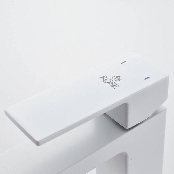 Смеситель для раковины Rose R1801C-1 белый
