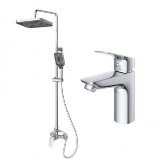 Комплект смесителей BelBagno Due DUE-DOCM/LVM-CRM хром