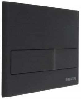 Кнопка смыва Berges Novum soft touch чёрный 040015 Кнопка смыва Berges Novum soft touch чёрный 040015