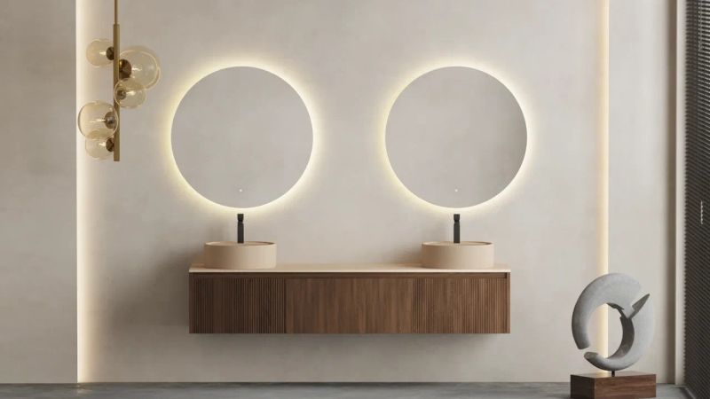 Зеркало с подсветкой Salini Ombra 27M0370BH 70см