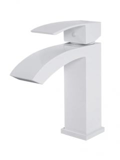 Смеситель для раковины Hansberge Cubito H1077WW белый