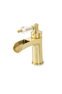 Смеситель для раковины Boheme Vogue бронза с прозрачным SW_Комплект бронза