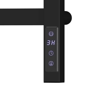 Полотенцесушитель электрический Lemark Тропик LM70105BL 50x100 см чёрный матовый