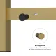 Полотенцесушитель электрический Lemark Тропик LM70185GL 50x80 см золото матовое