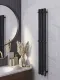Полотенцесушитель электрический Lemark Соло LM71712BL 12x110 см чёрный матовый