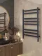 Полотенцесушитель электрический Lemark Сибирь LM17185BL 50x80 см чёрный матовый