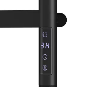 Полотенцесушитель электрический Lemark Сибирь LM17105BL 50x100 см чёрный матовый