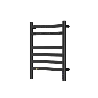 Полотенцесушитель электрический Lemark Сибирь LM17565BL 50x60 см чёрный матовый