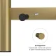 Полотенцесушитель электрический Lemark Сибирь LM17565GL 50x60 см золото матовое