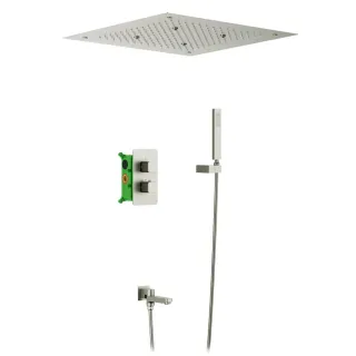 Душевой комплект Timo Petruma SX-5019/13SM с термостатом никель